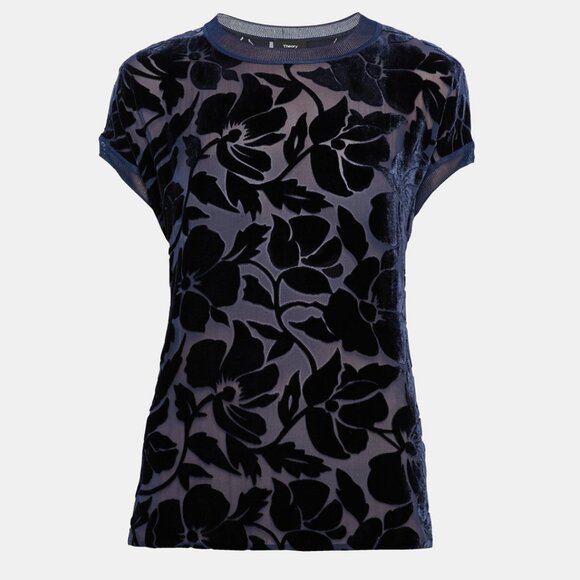 NWOT's Theory Velvet Burnout Tee Size P - Picture 3 of 6